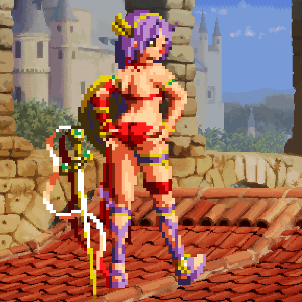 What Fantasy Land does Athena go to in her game by SNK