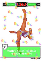 画像をギャラリービューアに読み込む, エレナ・フィルプのキック - ピクセル・ヴィクセン #116