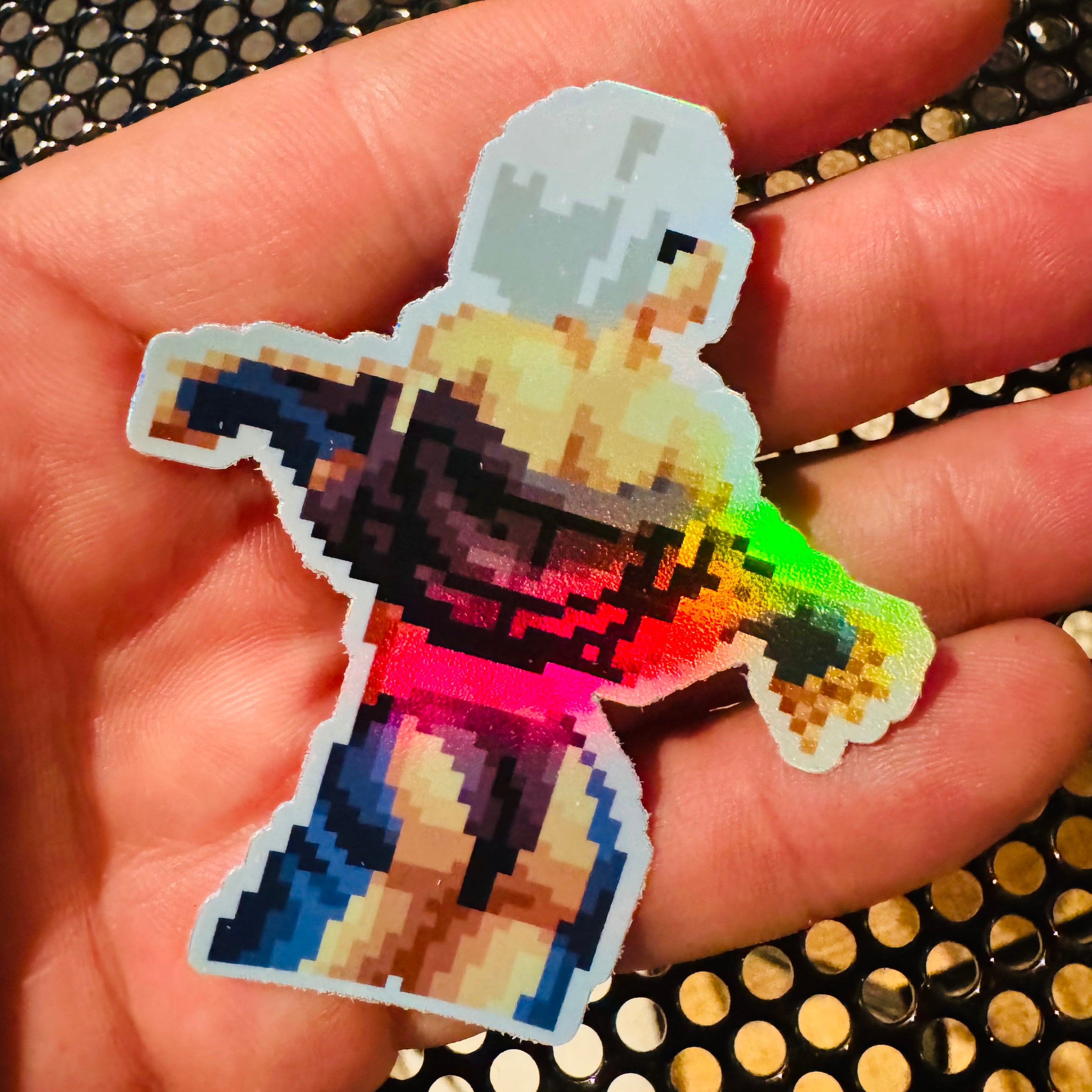 Angel Pixel Vixen Sticker #5