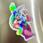 Load image into Gallery viewer, Morrigan Bunny Pixel Vixen Sticker #29