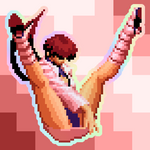 Load image into Gallery viewer, Shermie Holographic Pixel Vixen Sticker  #44