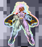 Load image into Gallery viewer, Storm Holographic Pixel Vixen Sticker  #46