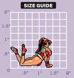 Load image into Gallery viewer, Mai Shiranui Pixel Vixen Pin #1