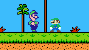 If Luigi met his dream self.