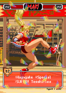 Maki Axe Kick - Pixel Vixen #102