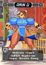 Load image into Gallery viewer, Chun Li Bow - Pixel Vixen #106
