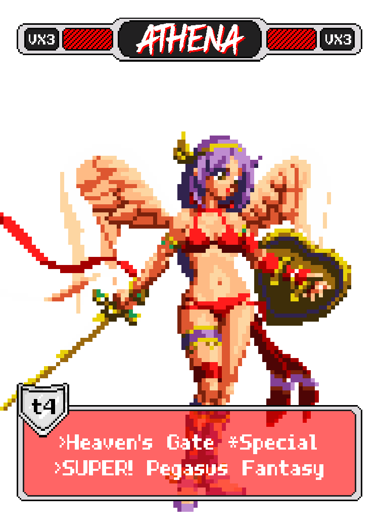 Goddess Athena Pixel Vixen #108