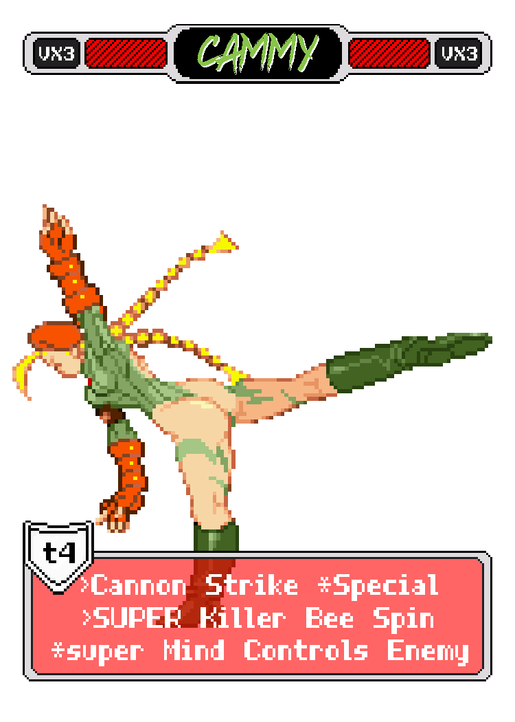 Cammy Knee Combo - Pixel Vixen #110