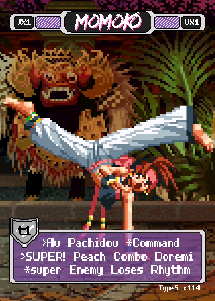 Momoko Capoeira Kick - Pixel Vixen #114