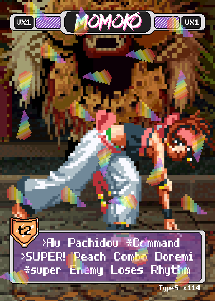 Momoko Capoeira Kick - Pixel Vixen #114