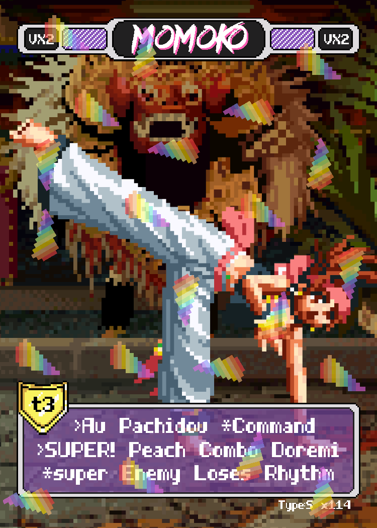 Momoko Capoeira Kick - Pixel Vixen #114