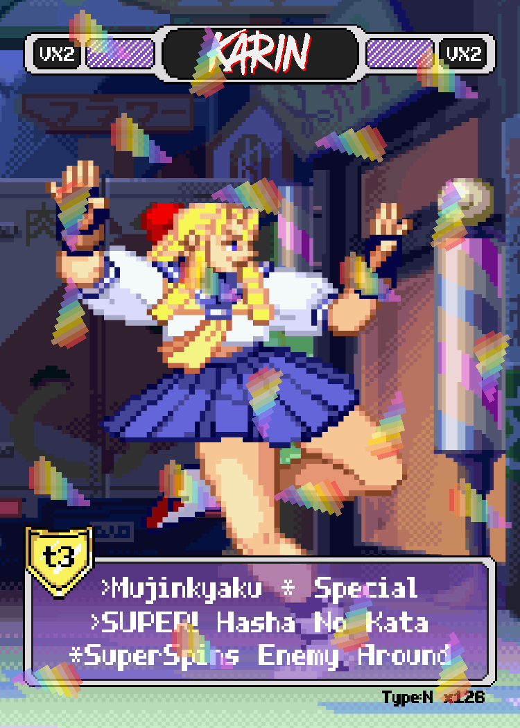 Karin Spin Kick - Pixel Vixen #126