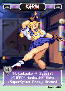 Karin Spin Kick - Pixel Vixen #126
