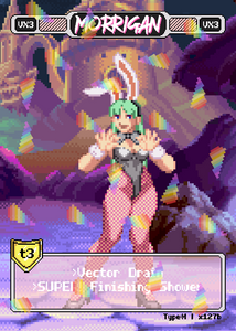 Morrigan Bunny - Pixel Vixen #127b