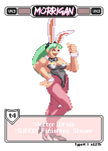 Morrigan Bunny - Pixel Vixen #127b