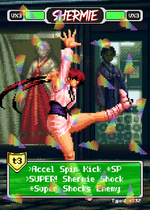 Load image into Gallery viewer, Shermie Swoop Kick- Pixel Vixen Trading Card #132
