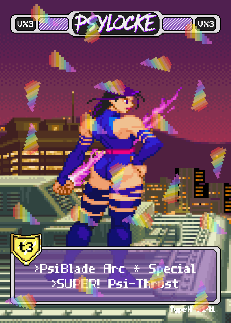 Psylocke - Pixel Vixen #141