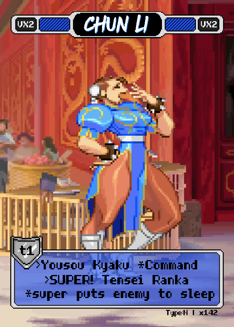 Chun Li Yawn - Pixel Vixen #142