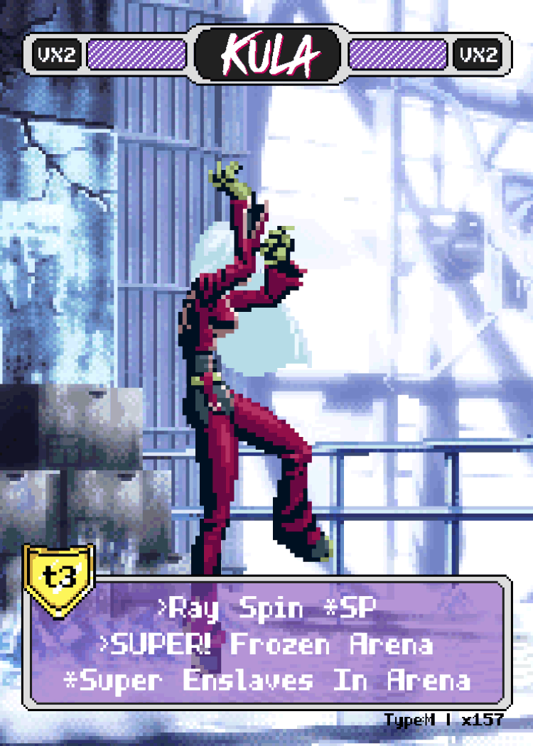 Kula Pixel Vixen Action Card #22