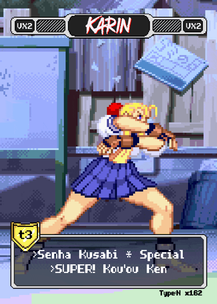 Karin Pixel Vixen Action Card #27