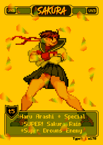Sakura - Pixel Vixen Trading Card #170