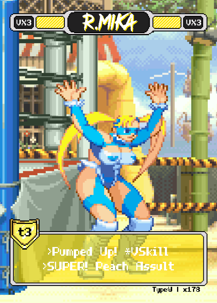 R.Mika - Pixel Vixen Trading Card #177