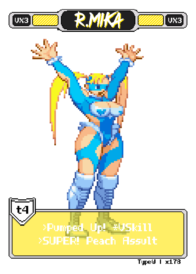 R.Mika - Pixel Vixen Trading Card #177