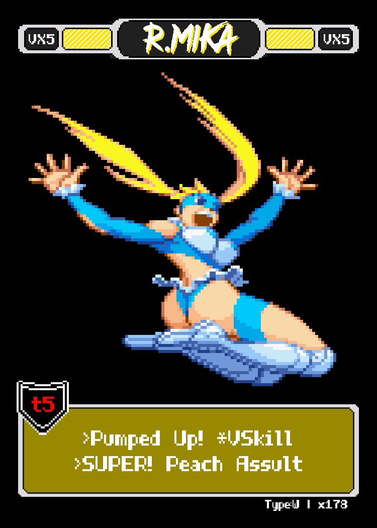 R.Mika - Pixel Vixen Trading Card #177