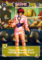 Load image into Gallery viewer, Shermie Blowing Kisses- Pixel Vixen Trading Card #51
