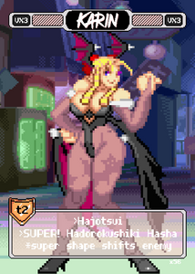 Karin Succubus Cosplay - Pixel Vixen Trading Card #56