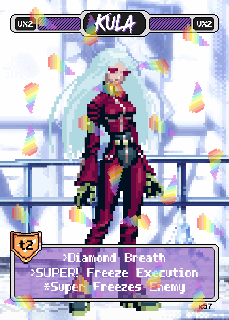 Kula Diamond Stance - Pixel Vixen Trading Card #58