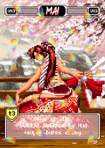 Mai Kimono Strip - Pixel Vixen #61