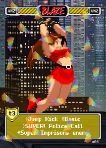 Blaze JumpKick - Pixel Vixen #64