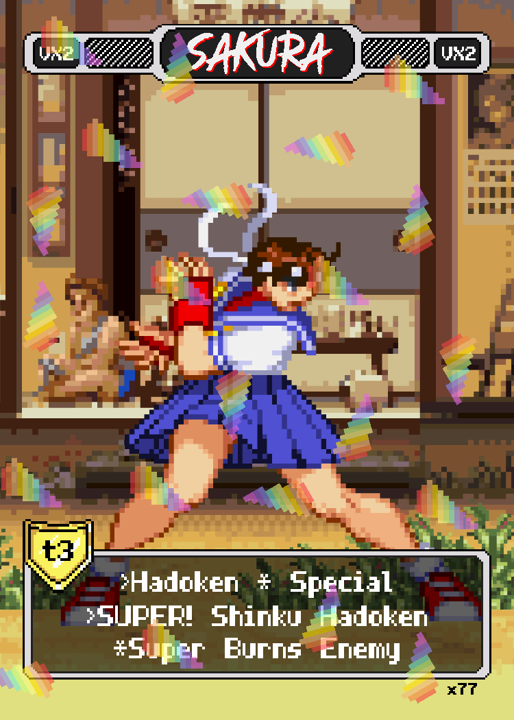 Sakura Hadouken Pixel Vixen #77 – Pixel X