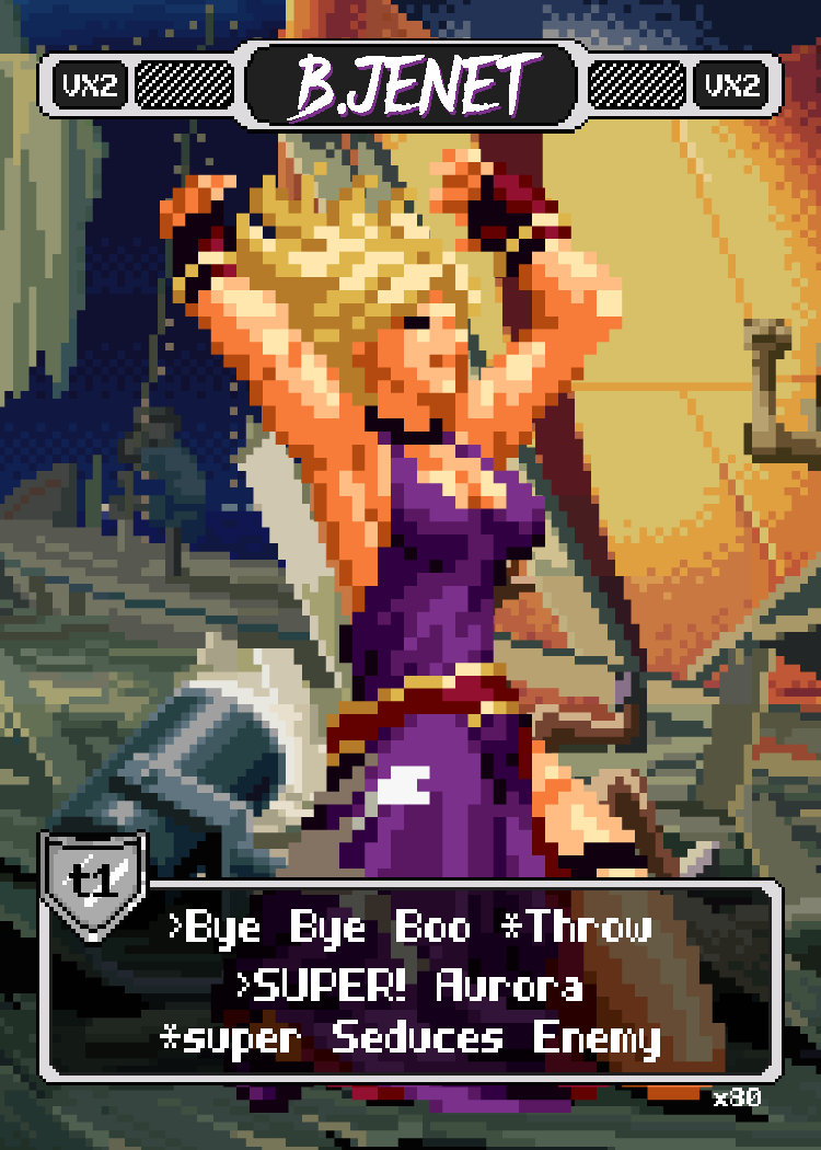 B.Jenet Hair Flip  - Pixel Vixen #80