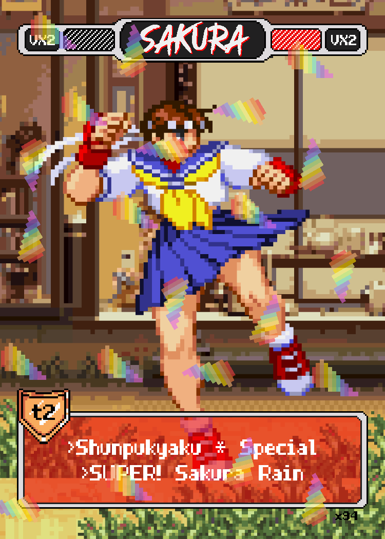 Sakura Side Kick - Pixel Vixen #94