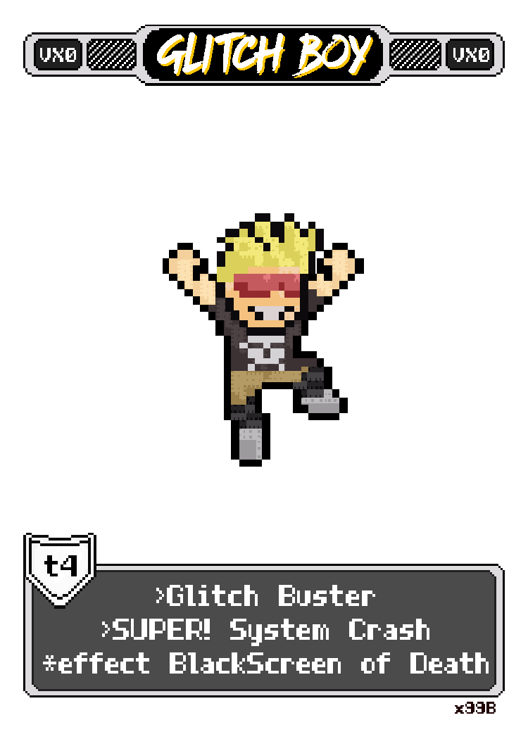 Glitch Boy - Pixel Vixen #99B