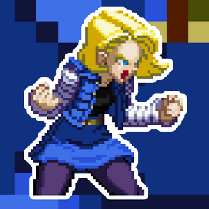 Android18 PiXel ViXen StiXer #12