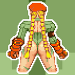 Load image into Gallery viewer, Cammy Pixel Vixen Sticker #13
