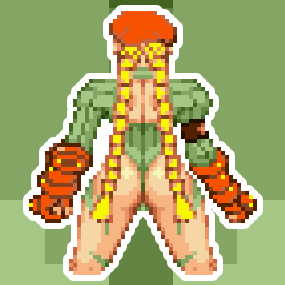 Cammy Pixel Vixen Sticker #13