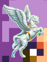 画像をギャラリービューアに読み込む, Athena Goddess Holographic Pixel Vixen Sticker #58 - Pixel X

