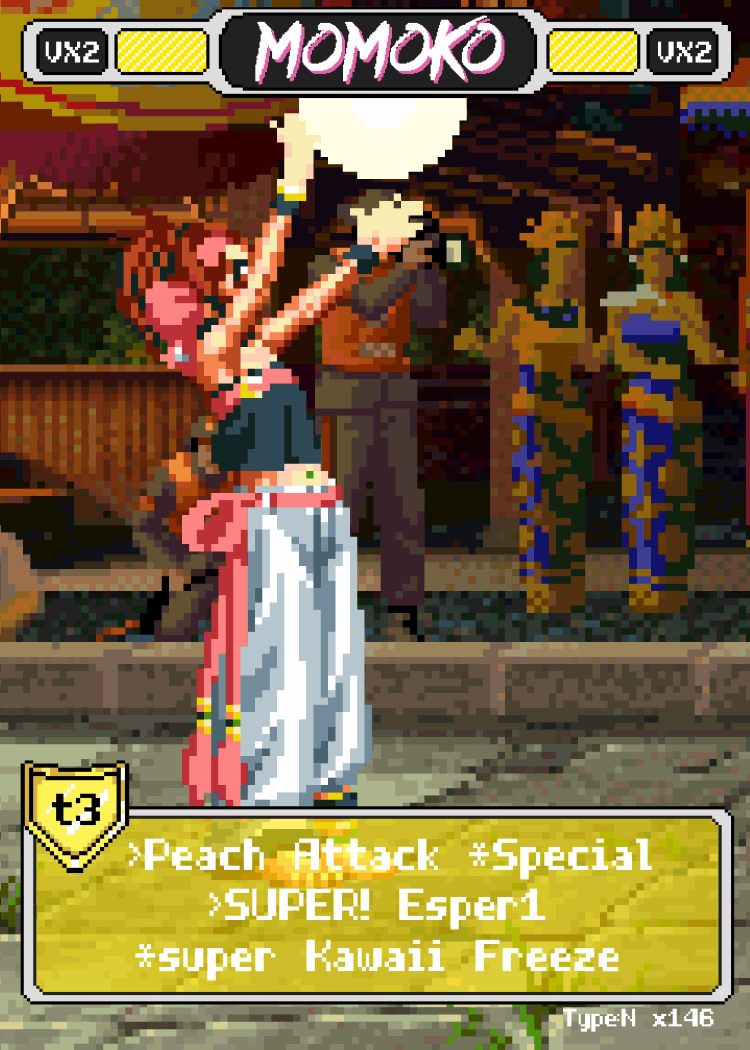 Momoko Pixel Vixen Action Card #12