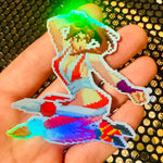 Load image into Gallery viewer, Mai CVS Holographic Pixel Vixen Sticker  #47
