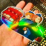 Load image into Gallery viewer, Juli &amp; Juni Pixel Vixen Sticker #24
