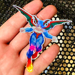 画像をギャラリービューアに読み込む, Lilith Darkstalkers Holographic Pixel Vixen Sticker #53
