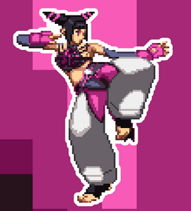 Juri Han Vixen Sticker #19