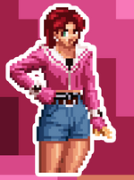 Load image into Gallery viewer, Kazumi Vixen Sticker #25 - Pixel X
