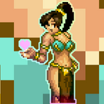 画像をギャラリービューアに読み込む, Leia Star Wars Holographic Pixel Vixen Sticker #55 - Pixel X
