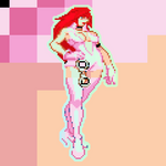 画像をギャラリービューアに読み込む, Poison Holographic Pixel Vixen Sticker #64
