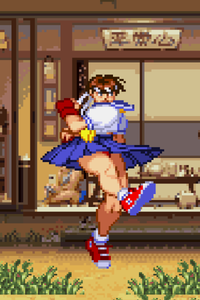 Sakura Hurricane Kick - Pixel Vixen #50